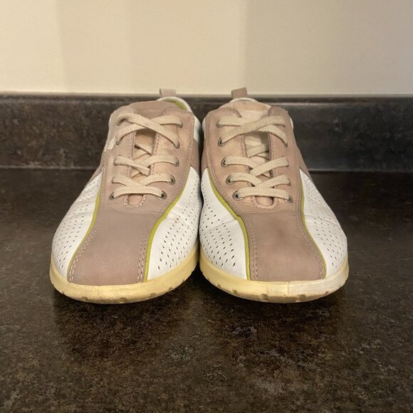 Ecco Leather Lace-Up Sport Sneakers - Size 37EU/US 6 - Picture 3 of 8